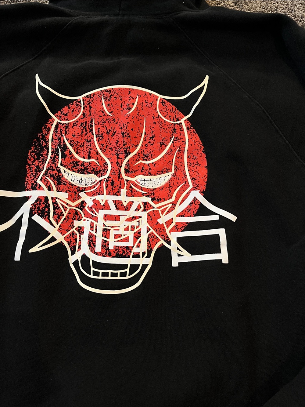 Corrupted Strength!  Misfits hoodie. Black with red and white design. 
Misfits. - Picture 3 of 11